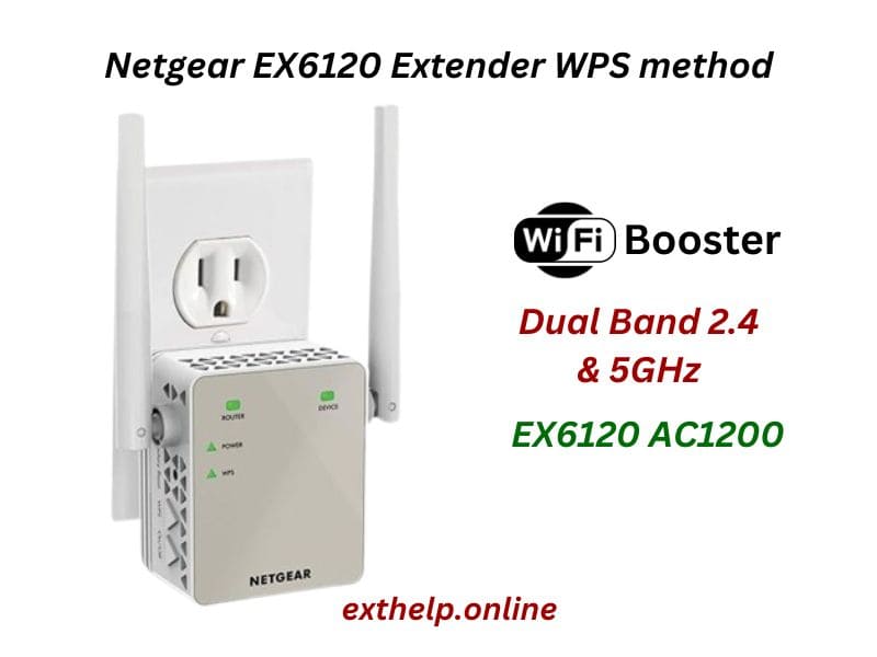 Netgear EX6120 Setup | WPS Method