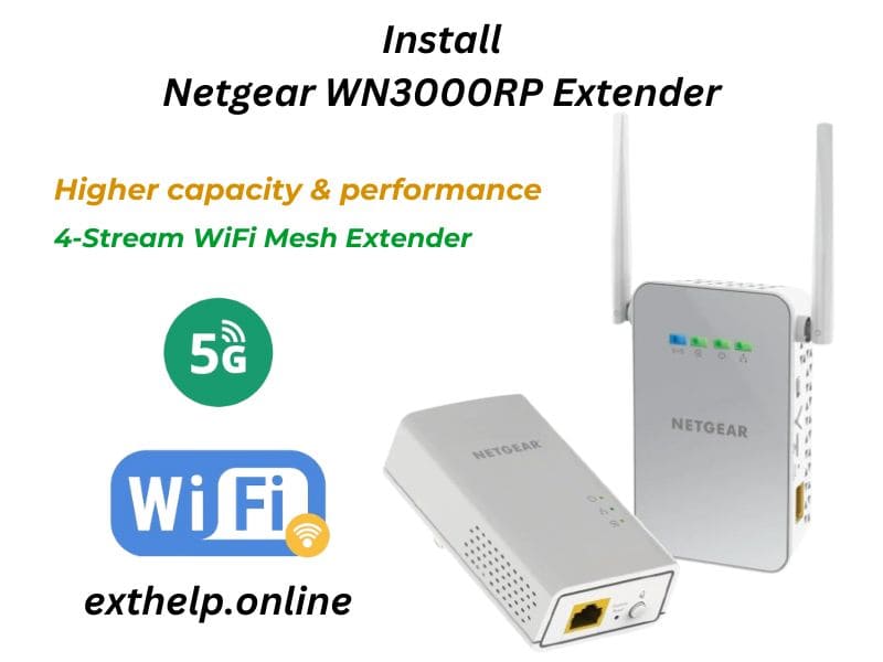install a Netgear WN3000RP WiFi Range Extender