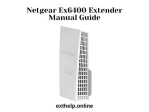 Netgear EX6400 extender setup